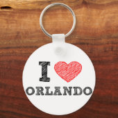 I-Liebe-Orlando Schlüsselanhänger (Vorderseite)