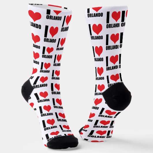 I Liebe Orlando Socken (Gewinkelt)