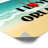 I Liebe Orlando, tropisches Design, Poster (Ecke)