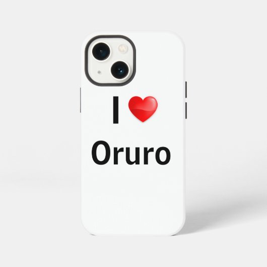 I Liebe Oruro iPhone Hülle (Rückseite)
