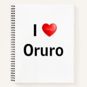 I Liebe Oruro Notizblock (Vorderseite)