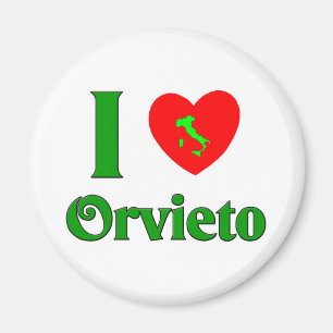 I Liebe Orvieto Italien Magnet