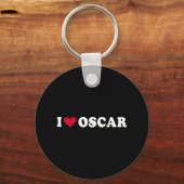 I LIEBE OSCAR SCHLÜSSELANHÄNGER (Vorderseite)