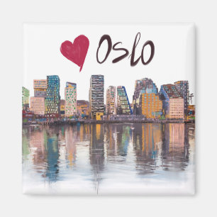 I Liebe Oslo Magnet