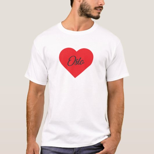 I Liebe Oslo - Norwegen T-Shirt (Vorderseite)