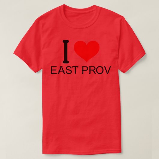 I Liebe Ost-Providence T-Shirt (Design vorne)