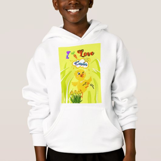 I Liebe Oster Hoodie (Vorderseite)