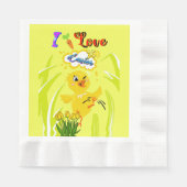 I Liebe Oster Serviette (Vorderseite)