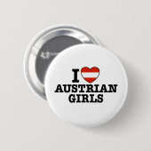 I Liebe Österreichische Girls Button (Vorne & Hinten)