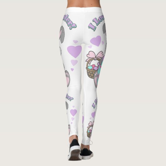 I Liebe Ostersonne Leggings (Rückseite)
