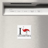 I Liebe Ostriches Magnete Magnet (In Situ (Geschirrspüler))