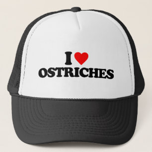 I LIEBE OSTRICHES TRUCKERKAPPE