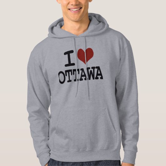 I Liebe Ottawa Hoodie (Vorderseite)
