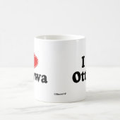 I Liebe Ottawa Kaffeetasse (Mittel)