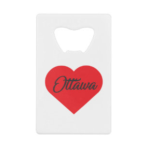 I Liebe Ottawa - Kanada Geldbeutel Flaschenöffner