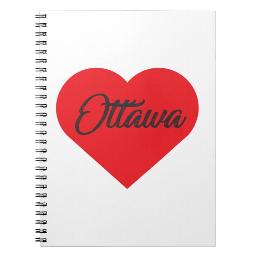 I Liebe Ottawa - Kanada Notizblock (Vorderseite)