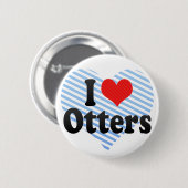 I Liebe-Otter Button (Vorne & Hinten)