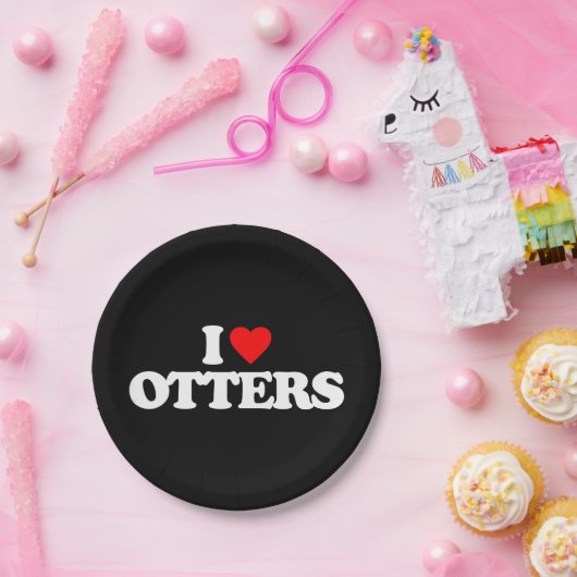 I LIEBE-OTTER PAPPTELLER (Party)