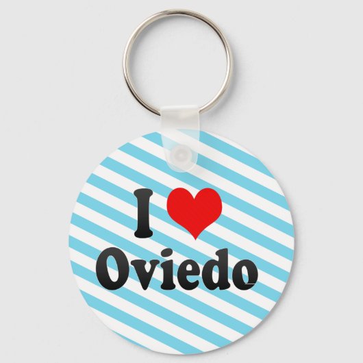 I Liebe Oviedo, Spanien Schlüsselanhänger (Vorderseite)