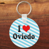 I Liebe Oviedo, Spanien Schlüsselanhänger (Vorderseite)
