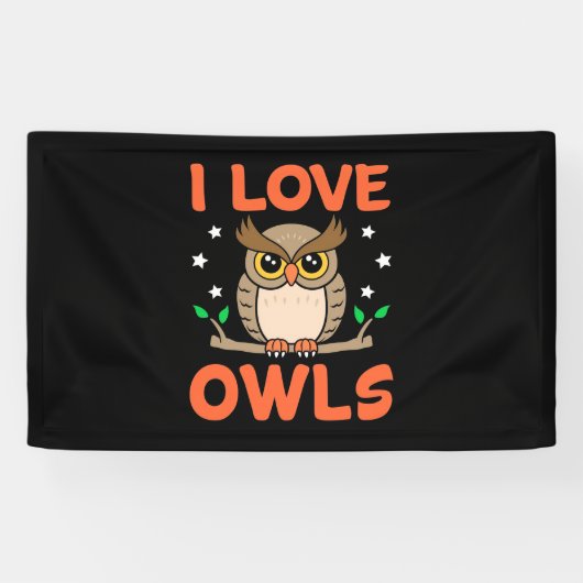 I Liebe Owls Banner (Horizontal)