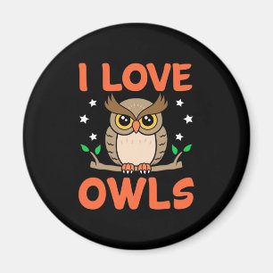 I Liebe Owls Magnet