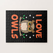I Liebe Owls Puzzle (Horizontal)