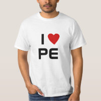 I LIEBE P E | Heart text PE Physikalische Bildung