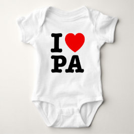 I LIEBE PA Pennsylvania Baby Strampler