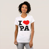I LIEBE PA Pennsylvania T-Shirt (Vorne ganz)
