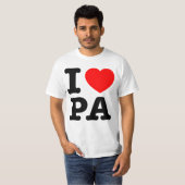 I LIEBE PA Pennsylvania T-Shirt (Vorne ganz)