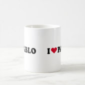 I LIEBE PABLO KAFFEETASSE (Mittel)