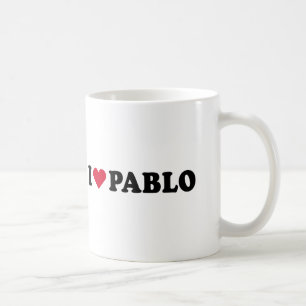 I LIEBE PABLO KAFFEETASSE