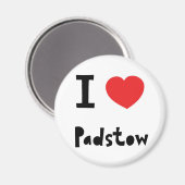 I Liebe Padstow Magnet (Vorderseite/Rückseite)