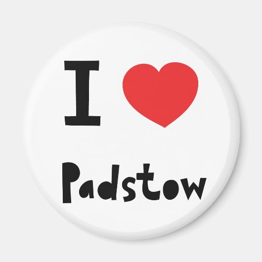 I Liebe Padstow Magnet (Vorne)