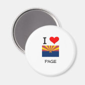 I Liebe PAGE Arizona Magnet (Vorderseite/Rückseite)