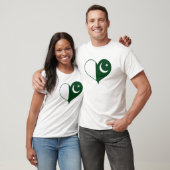 I Liebe Pakistan Flagge T-Shirt (Unisex)