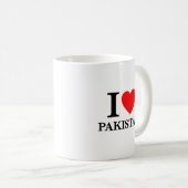 I Liebe Pakistan Kaffeetasse (VorderseiteRechts)