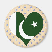 I Liebe Pakistan Magnet (Vorne)
