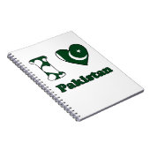 I Liebe Pakistan Notizblock (Rechte Seite)