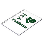 I Liebe Pakistan Notizblock (Linke Seite)