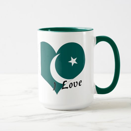 I Liebe Pakistan Tasse (Rechts)