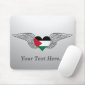 I Liebe Palästina - Flügel Mousepad (Mit Mouse)