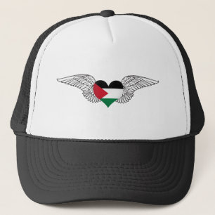 I Liebe Palästina - Flügel Truckerkappe