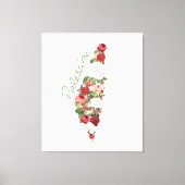 I Liebe Palästina Mein palästinensischer Heimat Leinwanddruck (Vorderseite)