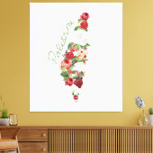 I Liebe Palästina Mein palästinensischer Heimat Leinwanddruck (Insitu (Wohnzimmer))