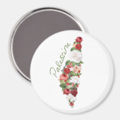 I Liebe Palästina mein palästinensischer Heimat Magnet (Vorderseite/Rückseite)