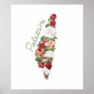I Liebe Palästina Mein palästinensischer Heimat Poster