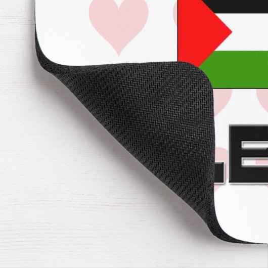 I Liebe Palästina Mousepad (Ecke)