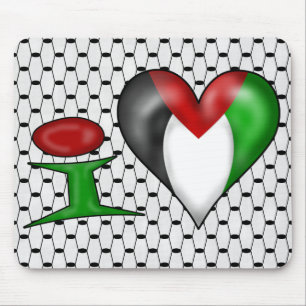 I Liebe Palästina Mousepad